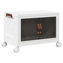 Stabelbar opbevaringskasse med hjul 28 L 48,5x29,5x33 cm - xlshop.dk