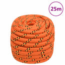 tovværk til båd 20 mm 25 m polypropylen orange - xlshop.dk