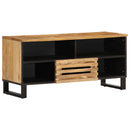tv-bord 100x34x46 cm massivt ru mangotræ - xlshop.dk