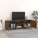 tv-bord 150x30x50 cm konstrueret træ røget egetræsfarve - xlshop.dk