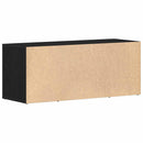 TV-skab 100 x 35 x 40 cm Sort eg Konstrueret træ - xlshop.dk