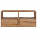 tv-skab 90x30x40 cm massivt teaktræ - xlshop.dk