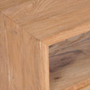 tv-skab 90x30x40 cm massivt teaktræ - xlshop.dk
