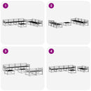 Udendørs sofagruppe 8 pcs Naturfarvet Massivt Akacietræ - xlshop.dk