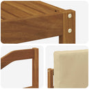 Udendørs sofagruppe med pude 11 pcs Naturlig og Beige - xlshop.dk