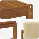 Udendørs sofagruppe med pude 9 pcs Naturlig og Beige - xlshop.dk