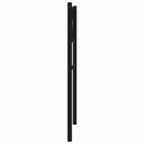 udskiftningsgavl 107 cm metal sort - xlshop.dk