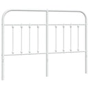 udskiftningsgavl 135 cm metal hvid - xlshop.dk