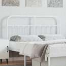udskiftningsgavl 135 cm metal hvid - xlshop.dk