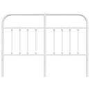 udskiftningsgavl 135 cm metal hvid - xlshop.dk