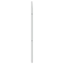 udskiftningsgavl 135 cm metal hvid - xlshop.dk