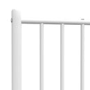 udskiftningsgavl 75 cm metal hvid - xlshop.dk