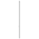 udskiftningsgavl 75 cm metal hvid - xlshop.dk