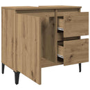 underskab til vask 65x33x60 cm konstrueret træ kunsteg - xlshop.dk