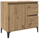 underskab til vask 65x33x60 cm konstrueret træ kunsteg - xlshop.dk