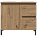 underskab til vask 65x33x60 cm konstrueret træ kunsteg - xlshop.dk