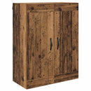 Væghængt skab 2 stk. Gammelt træ 69,5 x 34 x 90 cm - xlshop.dk