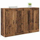 Væghængt skab 2 stk. Gammelt træ 69,5 x 34 x 90 cm - xlshop.dk