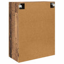 Væghængt skab 2 stk. Gammelt træ 69,5 x 34 x 90 cm - xlshop.dk