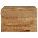 væghængt tv-skab 100x30x19 cm massivt ru mangotræ - xlshop.dk