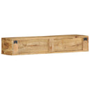 væghængt tv-skab 100x30x19 cm massivt ru mangotræ - xlshop.dk