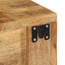 væghængt tv-skab 100x30x19 cm massivt ru mangotræ - xlshop.dk
