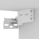 væghængt tv-skab 60x30x30 cm hvid - xlshop.dk