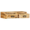 væghængt tv-skab 80x30x19cm massivt ru mangotræ - xlshop.dk