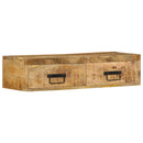 væghængt tv-skab 80x30x19cm massivt ru mangotræ - xlshop.dk