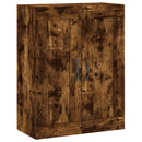 vægskab 69,5x34x90 cm konstrueret træ røget sonoma-eg - xlshop.dk