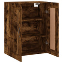 vægskab 69,5x34x90 cm konstrueret træ røget sonoma-eg - xlshop.dk