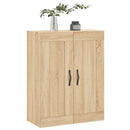 vægskab 69,5x34x90 cm konstrueret træ sonoma-eg - xlshop.dk