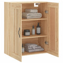 vægskab 69,5x34x90 cm konstrueret træ sonoma-eg - xlshop.dk