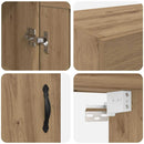 Vægskab Artisan Egetræ 69,5 x 34 x 90 cm Konstrueret træ - xlshop.dk