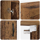 Vægskab Gammelt træ 69,5 x 34 x 90 cm Konstrueret træ - xlshop.dk