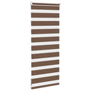 zebragardin brun 60x100 cm stofbredde 55,9 cm polyester - xlshop.dk